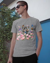 Load image into Gallery viewer, Australian Cattle Dog Butterflies Peony Gift For Dog Lovers Guys Tee

