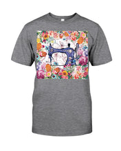 Load image into Gallery viewer, Embroidery Machine Flower Special Custom Design   For Girls Guys Tee
