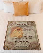 Load image into Gallery viewer, Gift For Wife I'll Love You Then Love You Forever Fleece Blanket
