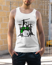 Load image into Gallery viewer, Funny Cat Playing Drums Great Gift For Cat Lovers Unisex Tank Top
