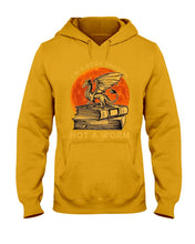 Load image into Gallery viewer, I'm A Book Dragon Not A Worm Gift For Dragon Lovers Hoodie
