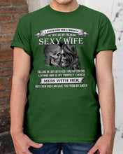 Load image into Gallery viewer, Shes Stubborn Messy And A Brat At Times Black Gift For Husband Guys Tee
