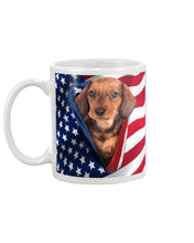 Load image into Gallery viewer, Dog America Flag Simple  Special Custom Design For Dog Lovers Mug
