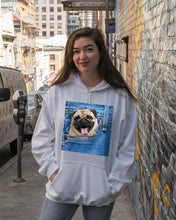 Load image into Gallery viewer, baby Pug In Denim Pocket Gift For Dog Lovers Hoodie
