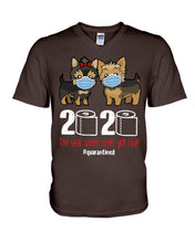 Load image into Gallery viewer, Tzu Shih 2020 The Year When Shit Got Real Custom Design Guys V-Neck
