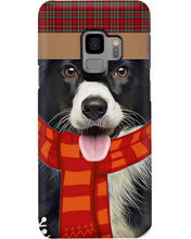 Load image into Gallery viewer, Santa Border Collie In Stock Gift For Dog Lovers Phone case
