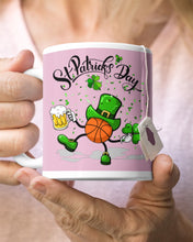 Load image into Gallery viewer, Basketball Saint Patrick's Day Gift For Basketball Lovers Mug

