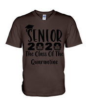 Load image into Gallery viewer, Senior 2020 The Class Of The Quarantine Unique Custom Design Guys V-Neck
