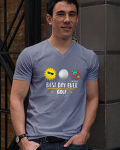 Load image into Gallery viewer, Best Day Ever Golf Trending Gift For Golf Lovers Guys V-Neck
