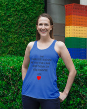Load image into Gallery viewer, Thanks For Teaching Me How To Be A Man Ladies Flowy Tank
