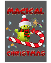 Load image into Gallery viewer, Tennis Players Magical Christmas Snowman Gift For Women Vertical Poster
