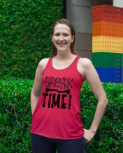 Load image into Gallery viewer, Break Bone Time White Background Gift For Women Ladies Flowy Tank

