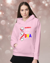 Load image into Gallery viewer, Baseball Be My DNA Gift For Sport Lovers Hoodie
