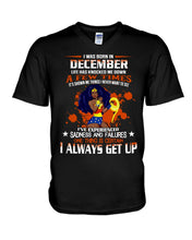 Load image into Gallery viewer, December Superwoman  Life Has Knocked Me Down Birthday Meaningful Gift Guys V-Neck
