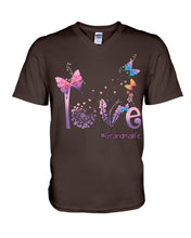 Load image into Gallery viewer, Love Butterflies Grandma Life Gift For Grandma Guys V-Neck
