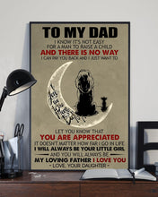 Load image into Gallery viewer, I'll Always Be Your Little Girl Gift For Dad From Daughter Vertical Poster
