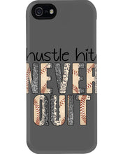 Load image into Gallery viewer, Baseball Hustle Hit Never Quit Gift For Lovers Phone case
