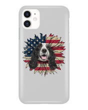 Load image into Gallery viewer, English Cocker Spaniel US Sunflower Gift For Dog Lovers Phone case
