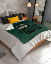Load image into Gallery viewer, Toilet Paper Shortage Of 2020 Being Quarantined With My   Irish  Personalized Nation Sherpa Blanket

