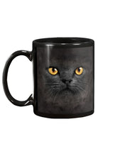 Load image into Gallery viewer, Black Phone Case With Black Cat Face Gift For Cat Lovers Mug
