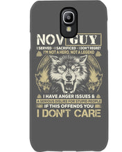 Load image into Gallery viewer, November Guy I Am Not A Hero Not A Legend I Have Anger Issues Birthday Gift Phone case
