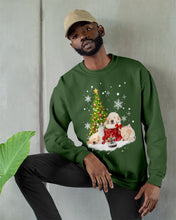 Load image into Gallery viewer, Funny Golden Retrievers Sleep In Red Boots Gift For Dog Lovers Sweatshirt
