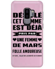 Load image into Gallery viewer, Désolé Cet Homme Est Déjà Pris Par Une Femme De Mars Birthday Gift Phone case
