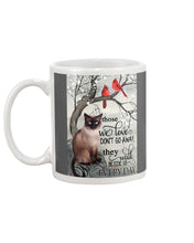 Load image into Gallery viewer, Siamese Cat Red Cardinals Those We Love Mug
