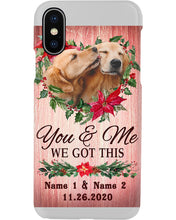Load image into Gallery viewer, Golden Retriever You And Me Gift For Dog Lovers Phone case

