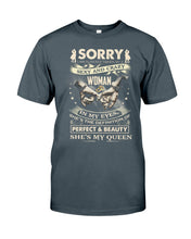 Load image into Gallery viewer, I'm Already Taken By A Sexy Crazy Woman Custom Design Guys Tee

