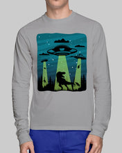Load image into Gallery viewer, UFA Dinosaur T Rex Sky Full Of Stars Unisex Long Sleeve
