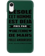 Load image into Gallery viewer, Désolé Cet Homme Est Déjà Pris Par Une Femme De Mars Birthday Gift Phone case
