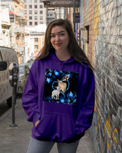 Load image into Gallery viewer, Lovely Phone Case Twinkling Blue Heart Gift For Goat Lovers Hoodie
