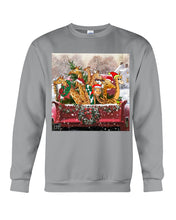Load image into Gallery viewer, Giraffe Red Car Merry Christmas Gift For Giraffe Lovers Sweatshirt
