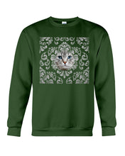 Load image into Gallery viewer, Vintage Cat's Face Unique Custom Design For Cat Lovers Sweatshirt
