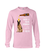 Load image into Gallery viewer, German Shepherd Beer And Your Opinion Gift For Dog Lovers Unisex Long Sleeve
