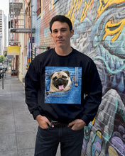 Load image into Gallery viewer, baby Pug In Denim Pocket Gift For Dog Lovers Sweatshirt
