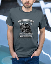 Load image into Gallery viewer, Shes Stubborn Messy And A Brat At Times Black Gift For Husband Guys Tee

