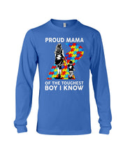 Load image into Gallery viewer, Proud Mama Of The Touchest Boy I Know Autism's Day Gift Unisex Long Sleeve
