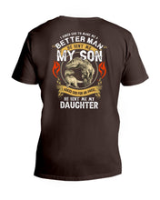 Load image into Gallery viewer, God Sent Me My Son And My Daughter Custom Design Gift For Family Guys V-Neck
