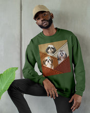 Load image into Gallery viewer, Three Cute Shih Tzu In Bag Gift For Dog Lovers Sweatshirt

