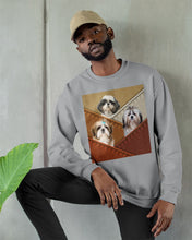 Load image into Gallery viewer, Three Cute Shih Tzu In Bag Gift For Dog Lovers Sweatshirt
