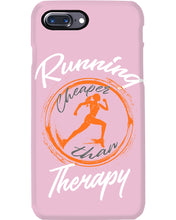Load image into Gallery viewer, Running Cheaper Than Therapy Gift For Running Lovers Phone case
