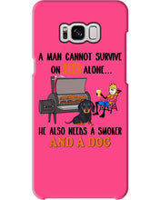 Load image into Gallery viewer, A Man Loves Beer And Dachshund Gift For Dog Lovers Phone case
