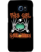Load image into Gallery viewer, This Girl Loves Halloween Gift For Girls Phone case

