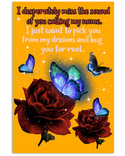 Load image into Gallery viewer, Butterfly Calling My Name Gift For Lover Vertical Poster

