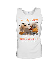 Load image into Gallery viewer, Sloth I'm Really A Storm Don't Let This Human Costume Halloween Gift Unisex Tank Top
