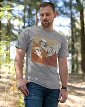 Load image into Gallery viewer, Three Cute Shih Tzu In Bag Gift For Dog Lovers Guys Tee
