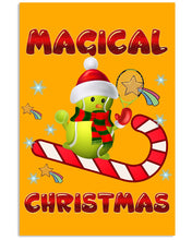 Load image into Gallery viewer, Tennis Players Magical Christmas Snowman Gift For Women Vertical Poster
