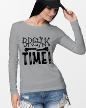 Load image into Gallery viewer, Break Bone Time White Background Gift For Women Unisex Long Sleeve

